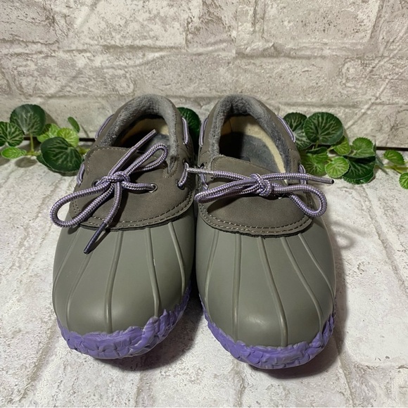 JBU Weather Ready Ankle Boots Gray and Purple Tie Up Women’s 6.5 M - Picture 3 of 9